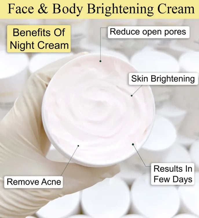 The Health Healer Night Cream Bright, White,Clear Skin For all Skin types